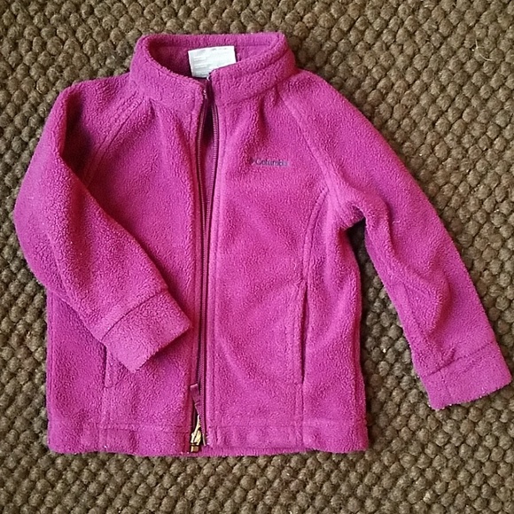 toddler girl columbia fleece jacket